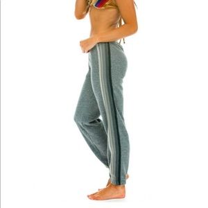 ✨AVIATOR NATION Women’s 5-Stripe Grey Sweatpants✨